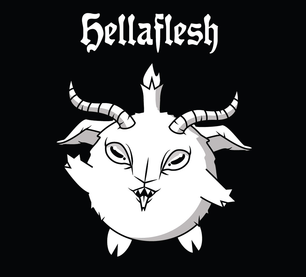 Hellaflesh band mascot