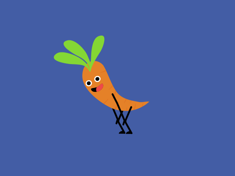 Twerking Carrot animation